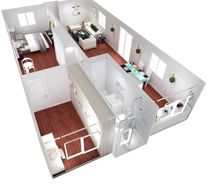 Interior Design of Solar Container Houses