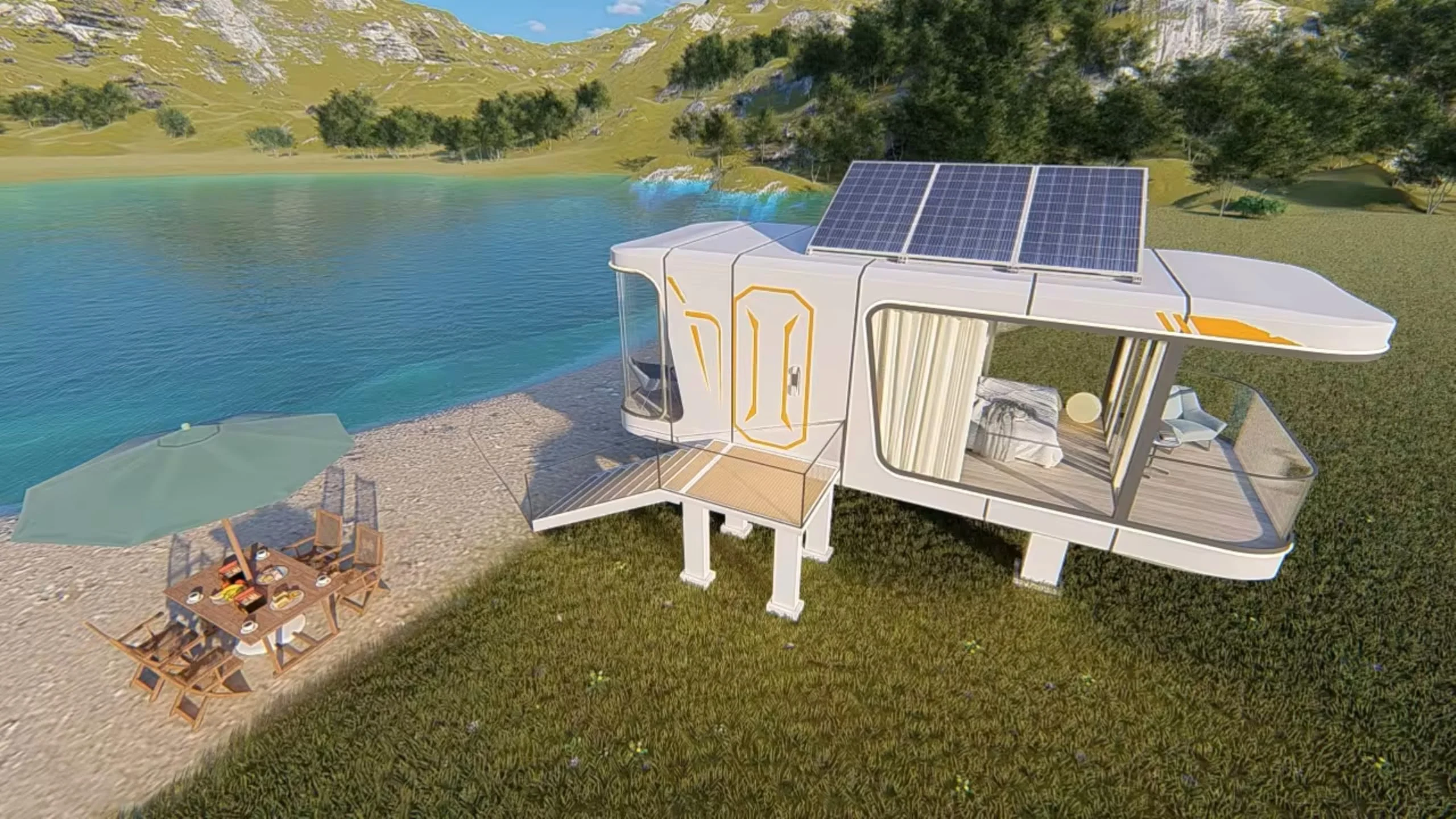Mobile Solar Container House